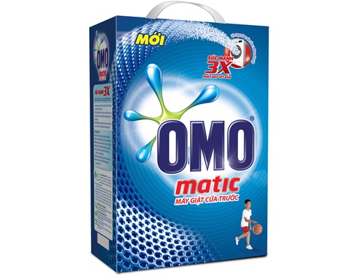 Bột giặt Omo matic máy giặt cửa trước